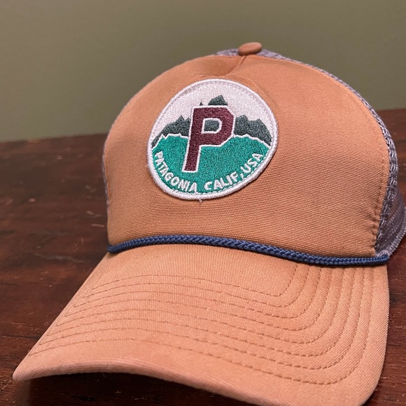 Patagonia Master Chief P Patch Trucker Hat MENS Adult Snapback Cap CA RARE! 2014 - Picture 6 of 13